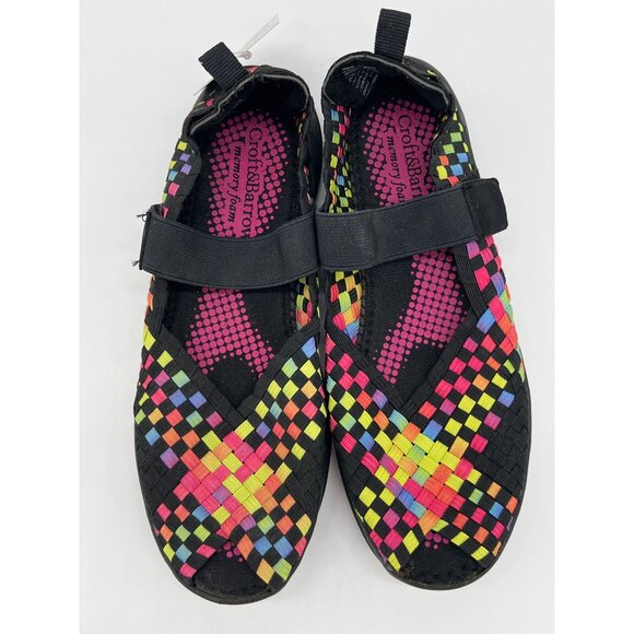 Croft & Barrow Womens Memory Foam Colorful Woven Slip-On Shoes Size 6.5 - Picture 6 of 9
